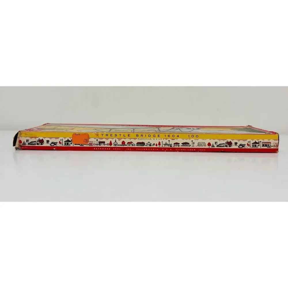 Plasticville O & S Gauge Trestle Bridge 1604-100 Complete w/ Box